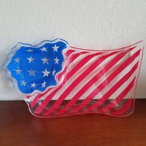 American Flag Chip & Dip Tray